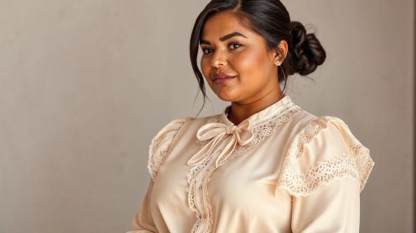 Top designer blouses for plus size style and sophistication